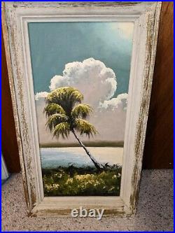 James Gibson Florida Highwaymen Oil Painting in Original Framing