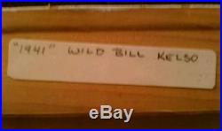 John Belushi Wild Bill Kelso Movie 1941 Original Painting on Canvas Signed # 1