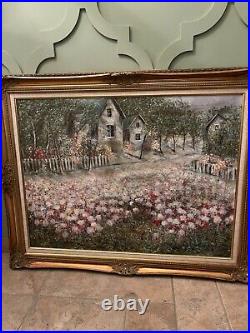 John Smart Painting of Landscape with House. Original letter of certification