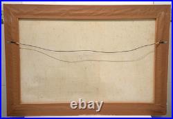 Jose Patricio P Villegas Original Painting Flesh Pink Flowers & Butterlies Spain