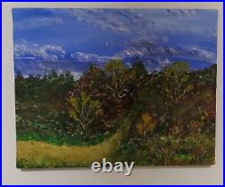 Joshua Tree Landscape, Original Art, Acrylic Painting on canvas Artist signed