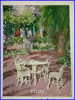 KEY WEST MORNING William Benecke 32 x 24 Original Oil on Canvas, COA