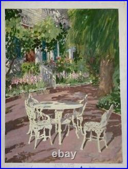 KEY WEST MORNING William Benecke 32 x 24 Original Oil on Canvas, COA