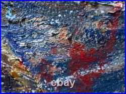 Kangaroo Original Oil? Painting? Vintage? Impressionist? Art Signed Abstract Animal