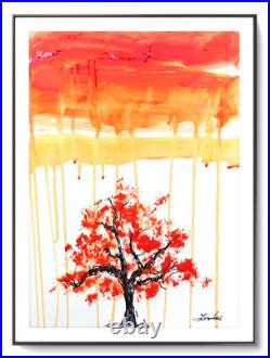 LOVELESS EXPRESSIONISM 11 X 15 Handmade Signed Abstract
