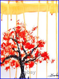 LOVELESS EXPRESSIONISM 11 X 15 Handmade Signed Abstract
