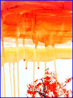 LOVELESS EXPRESSIONISM 11 X 15 Handmade Signed Abstract