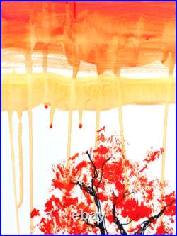 LOVELESS EXPRESSIONISM 11 X 15 Handmade Signed Abstract