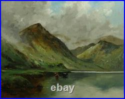Landscape Oil painting Scottish Highlands after Alfred de breanski by j payne