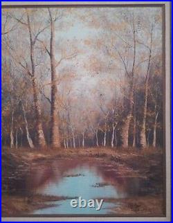 Landscape Original Oil Painting on Canvas by Dee Anne Terwilliger 32x38 signed