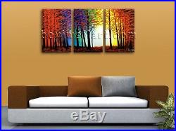 Large Abstract Landscape Painting Print On Canvas Original Wall Art Framed