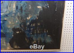 Large Abstract Original Oil on canvas Paul Franklin Modern Art Vintage Franko