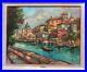 Large-Antique-oil-painting-on-canvas-Venice-Italy-Artist-Gini-framed-01-qnt