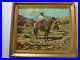 Large-Fine-Western-Cowboy-Painting-Antique-Farm-Early-California-Landscape-01-xuge