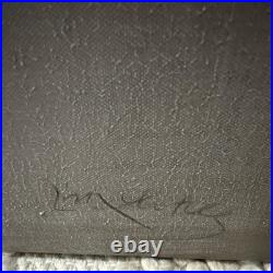 Large Hand Painted Wall Art Canvas Woman Mirror Painting 48x36 Modern Glam Decor