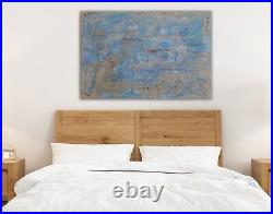 Large Neutral Abstract Painting on Canvas 24x36 Original Modern Abstract Art