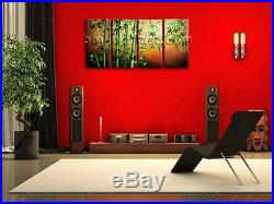 Large Original Abstract Feng Shui Painting Giclee Print Bamboo Zen Art On Canvas
