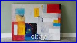 Large Original Acrylic On Canvas Abstract Art. 30in x 40in nice