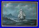 Large-Original-oil-painting-on-canvas-seascape-Sailing-ships-on-the-Sea-Signed-01-yf