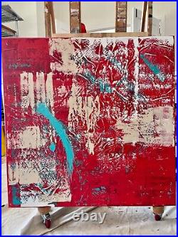 Large abstract paintings on canvas original
