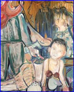 Laura Davis Original Extra Large 48 x 72 Oil on Canvas Francis Bacon 1