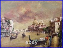 Lou Marchetti Venice 1980 Oil on Canvas