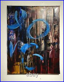 Love Original Art Abstract Acrylic Painting on canvas Artist signed Wall Decor