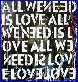 Love is all we need Original Painting on Canvas