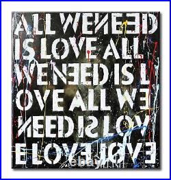 Love is all we need Original Painting on Canvas