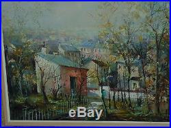 Lucien Delarue Authentic Painting Oil On Canvas Original Signed French Artwork