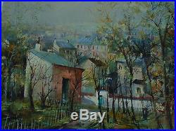 Lucien Delarue Authentic Painting Oil On Canvas Original Signed French Artwork
