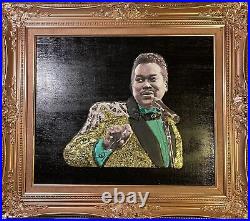 Luther Vandross, Voice of BUTTER, Mosaic, Multicolor, Art Painting