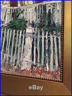 MICHALOPOULOS original oil on canvas Yellow Shirme New Orleans art