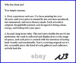 MIDNIGHT FLUID ART 24x24 ABSTRACT EXPRESSIONIST ORIGINAL PAINTING CANVAS NEW