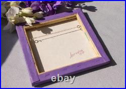 Mandala Painting On Canvas 8x8 Dot Art Original Acrylic Painting