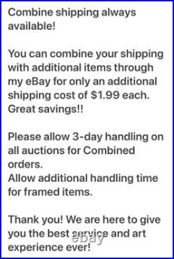 Maria Art GUITAR TIME JAZZ 14x11 CANVAS BOARD Abstract Expression DECOR ORIGINAL