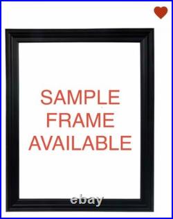 Maria Art GUITAR TIME JAZZ 14x11 CANVAS BOARD Abstract Expression DECOR ORIGINAL