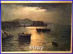 Masterful Original Antique Painting Giuseppe Musumeci (1902) LISTED Italian