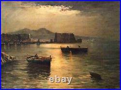Masterful Original Antique Painting Giuseppe Musumeci (1902) LISTED Italian