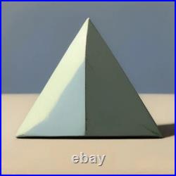 Medium Abstract Painting 2x2 ft. Post-Modernism Geometric Demrin OOAK NEW