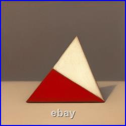 Medium Abstract Painting 2x2 ft. Post-Modernism Geometric Demrin OOAK NEW