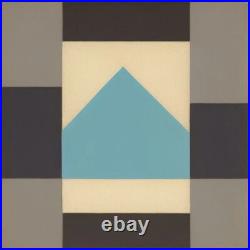 Medium Abstract Painting 2x2 ft. Post-Modernism Geometric Demrin OOAK NEW