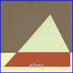 Medium Abstract Painting 2x2 ft. Post-Modernism Geometric Demrin OOAK NEW