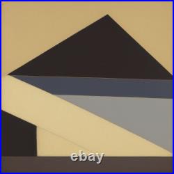 Medium Abstract Painting 2x2 ft. Post-Modernism Geometric Demrin OOAK NEW