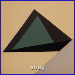 Medium Abstract Painting 2x2 ft. Post-Modernism Geometric Demrin OOAK NEW
