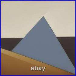 Medium Abstract Painting 2x2 ft. Post-Modernism Geometric Demrin OOAK NEW