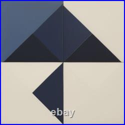 Medium Abstract Painting 2x2 ft. Post-Modernism Geometric Demrin OOAK NEW