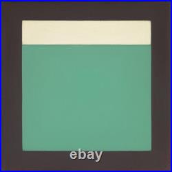 Medium Abstract Painting 2x2 ft. Post-Modernism Geometric Demrin OOAK NEW