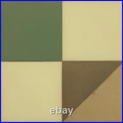 Medium Abstract Painting 2x2 ft. Post-Modernism Geometric Demrin OOAK NEW