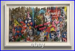 Miami Art From Yuvi Original painting on canvas framed